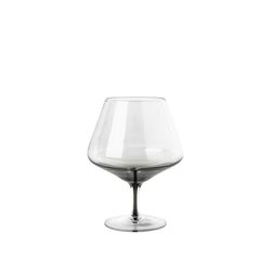 Broste Copenhagen Cognac glass - Smoke - black (00)