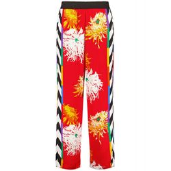 Samoon Pants with floral pattern - red (06382)
