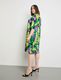 Samoon Kleid mit V-Ausschnitt - grün (05602)