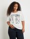 Samoon T-shirt with front print - white (09602)