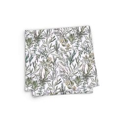 Mr. Célestin Pocket square - Roberto - white/green (Bay Leaf)