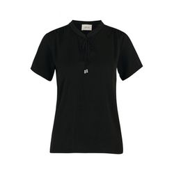 Cartoon T-shirt façon blouse - noir (9045)