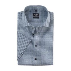 Olymp Modern fit: chemise business - vert/bleu (46)