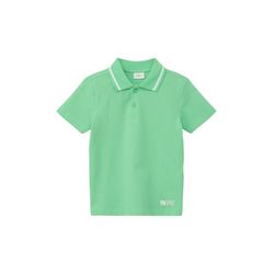 s.Oliver Red Label Polo shirt with contrasting stripes   - green (7303)
