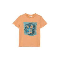 s.Oliver Red Label T-shirt avec impression sur le devant  - orange (2110)