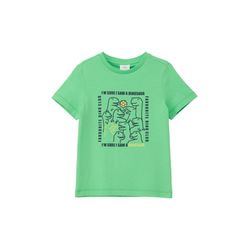 s.Oliver Red Label T-Shirt mit Frontprint  - grün (7303)