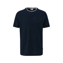 s.Oliver Red Label T-shirt with patch pocket  - blue (5978)