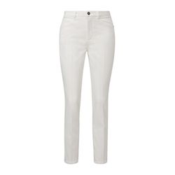 comma Regular : Pantalon à jambe étroite - blanc (0120)