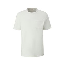 s.Oliver Red Label T-Shirt mit Brusttasche   - weiß (0120)