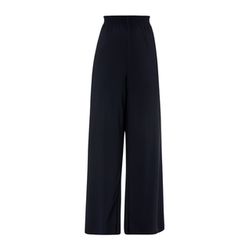 s.Oliver Red Label Regular: Weite plissierte Hose aus Jersey  - blau (5959)