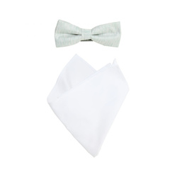 s.Oliver Black Label Bow tie and pocket square - green (72W5)