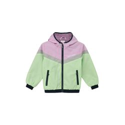 s.Oliver Red Label Jacket in a color-blocked look   - green (7250)