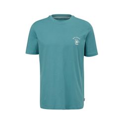 s.Oliver Red Label T-shirt à imprimé graphique - bleu (65D3)