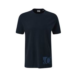 s.Oliver Red Label T-shirt avec Garment Dye   - bleu (5978)
