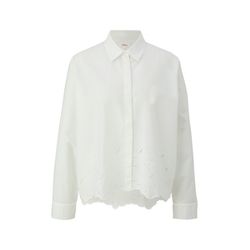 s.Oliver Red Label Blouse with broderie anglaise - white (0210)