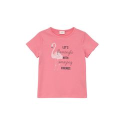 s.Oliver Red Label T-Shirt mit Frontprint - pink (4348)
