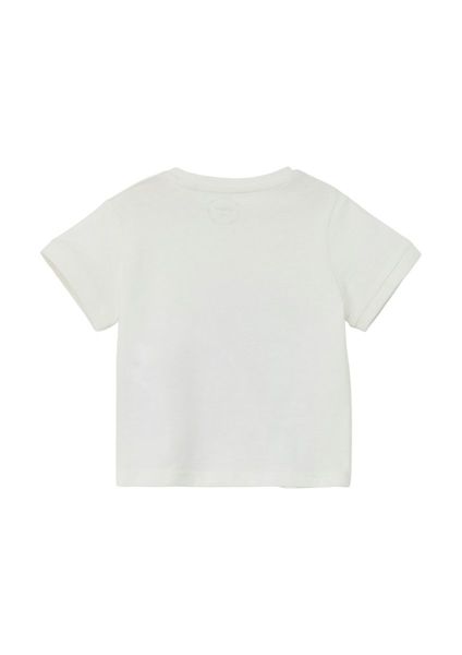 s.Oliver Red Label T-shirt with artwork   - white (0210)