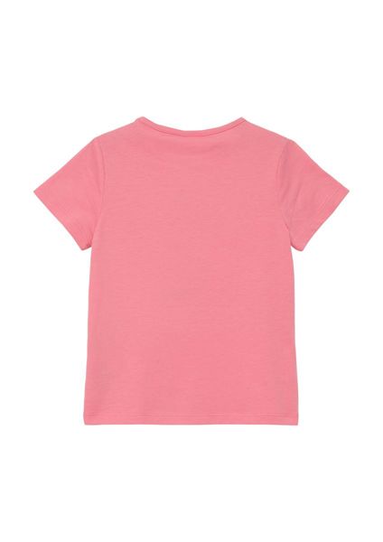 s.Oliver Red Label T-shirt with front print - pink (4348)