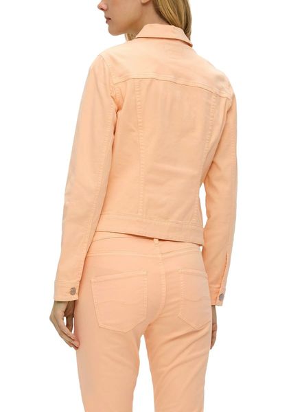 Q/S designed by Denim jacket in a tailored slim fit - orange (2101)