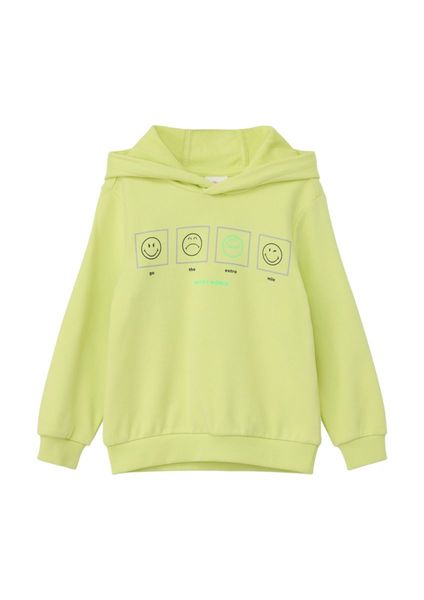 s.Oliver Red Label Smiley® cotton blend hoodie   - green (7017)