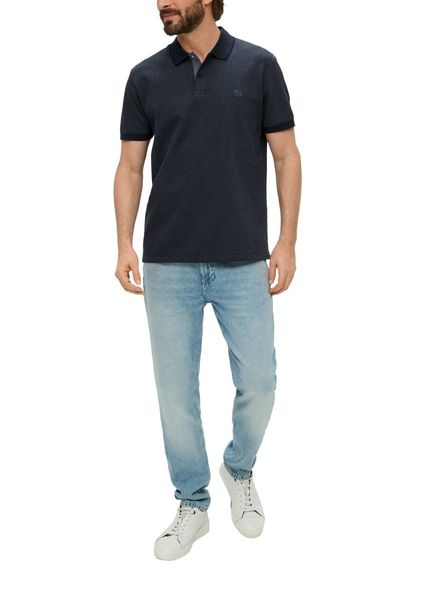 s.Oliver Red Label Polo-Shirt mit Druckknöpfen  - blau (5978)