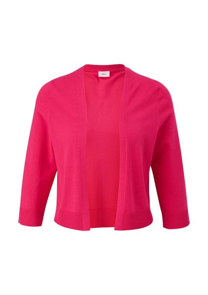 s.Oliver Black Label Cardigan with wide sleeves  - pink (4554)