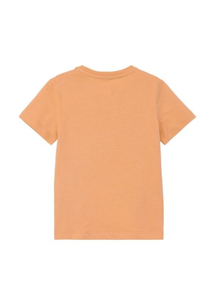 s.Oliver Red Label T-shirt avec impression sur le devant  - orange (2110)