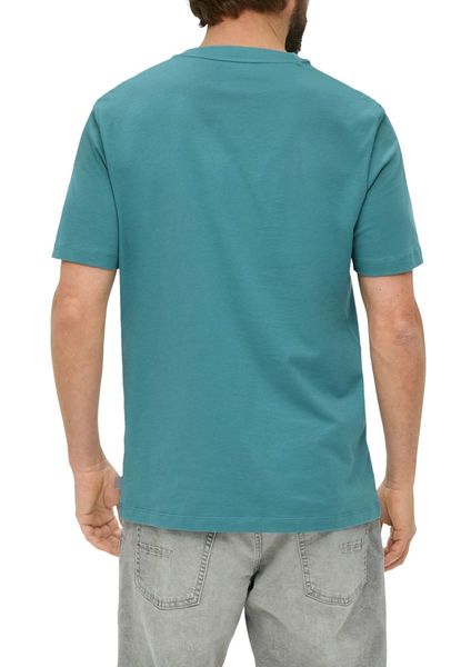 s.Oliver Red Label T-shirt with graphic print - blue (65D3)