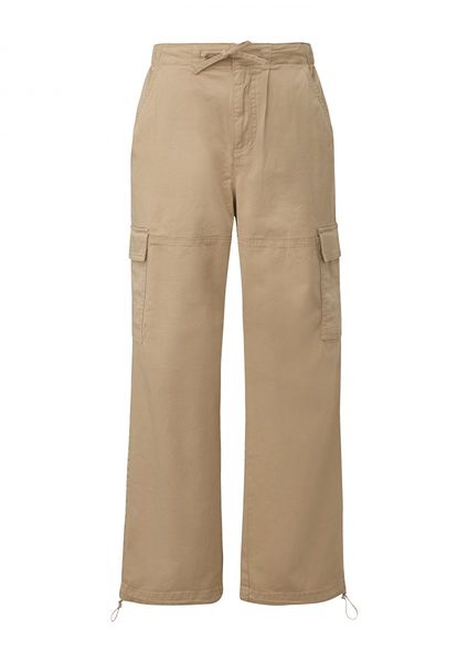 Q/S designed by Regular : pantalon avec poches cargo - beige (8170)