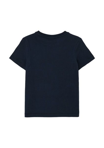 s.Oliver Red Label T-shirt avec impression sur le devant  - bleu (5952)