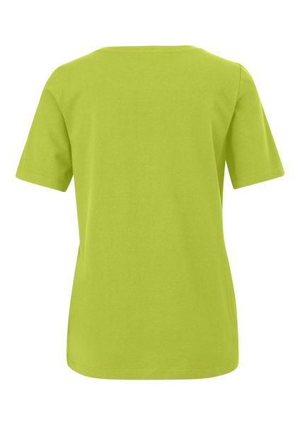 s.Oliver Red Label T-shirt with front print  - green (74D1)