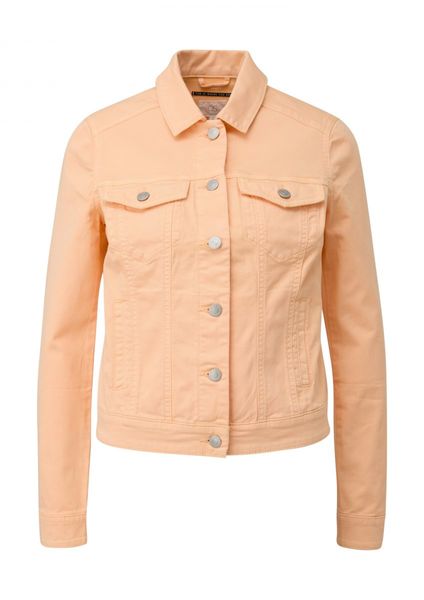 Q/S designed by Denim jacket in a tailored slim fit - orange (2101)