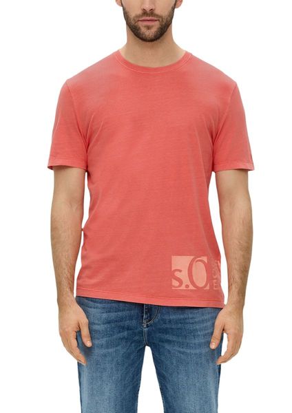 s.Oliver Red Label T-Shirt mit Garment Dye   - orange (2507)