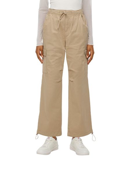 Q/S designed by Regular: trousers with cargo pockets - beige (8170)