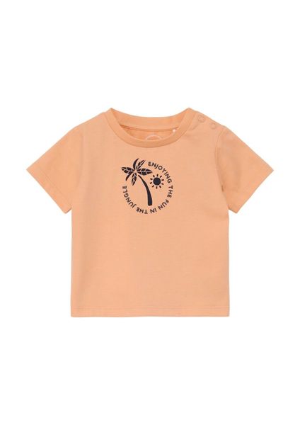 s.Oliver Red Label T-shirt with front print   - orange (2110)