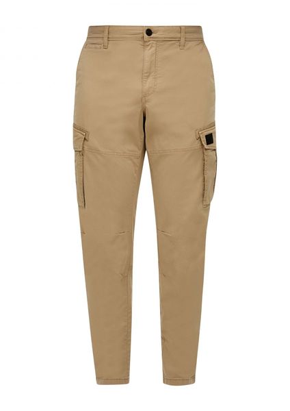 s.Oliver Red Label Regular: Pantalon cargo en coton stretch - brun (8410)