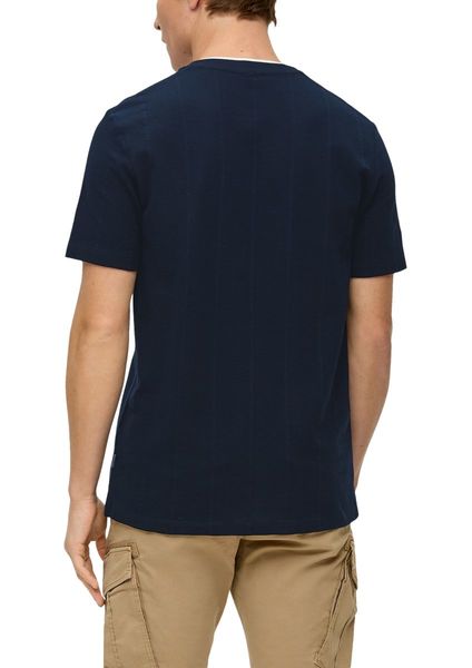s.Oliver Red Label T-shirt with patch pocket  - blue (5978)