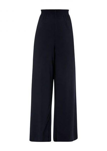 s.Oliver Red Label Regular: Wide pleated jersey pants  - blue (5959)