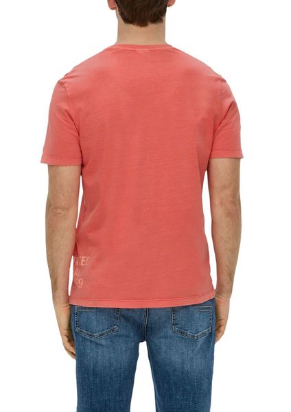 s.Oliver Red Label T-shirt with garment dye   - orange (2507)