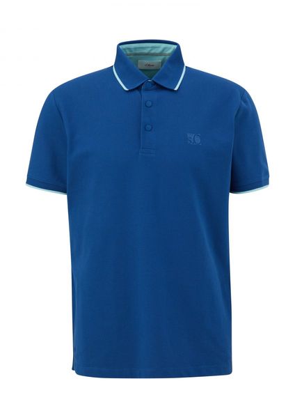 s.Oliver Red Label Polo shirt with logo   - blue (5620)