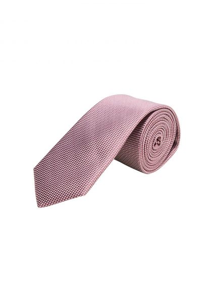 s.Oliver Black Label Silk blend tie  - gray/red (47M2)