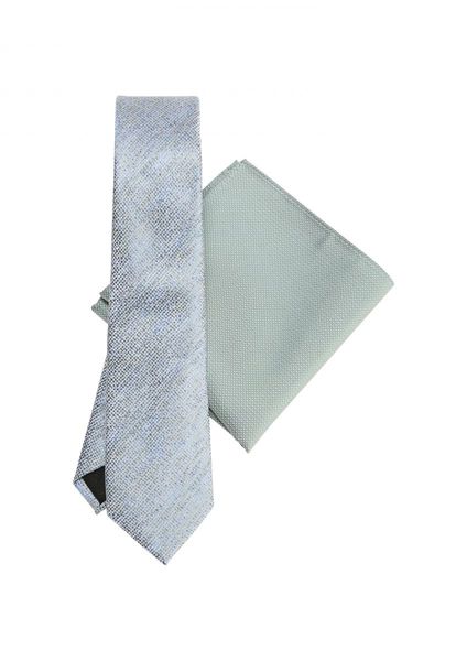 s.Oliver Black Label Coffret d'accessoires avec cravate et foulard - vert (72W4)