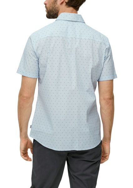s.Oliver Red Label Short sleeve shirt with patch pocket  - blue (50A3)