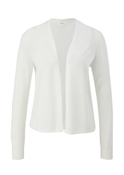 s.Oliver Red Label Cardigan made from pure viscose   - white (0210)