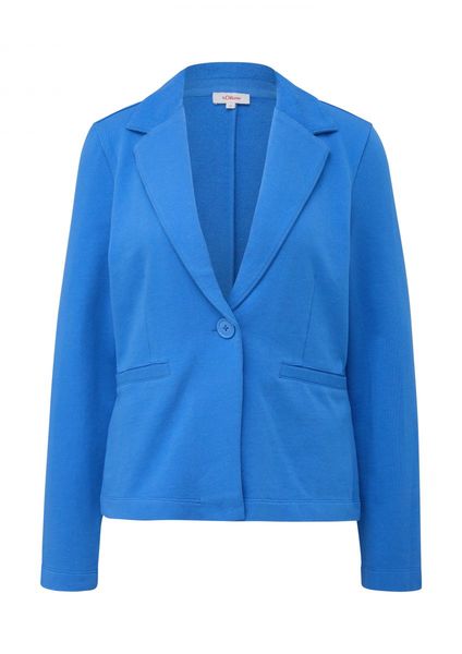 s.Oliver Red Label Blazer in sweatshirt fabric  - blue (5531)