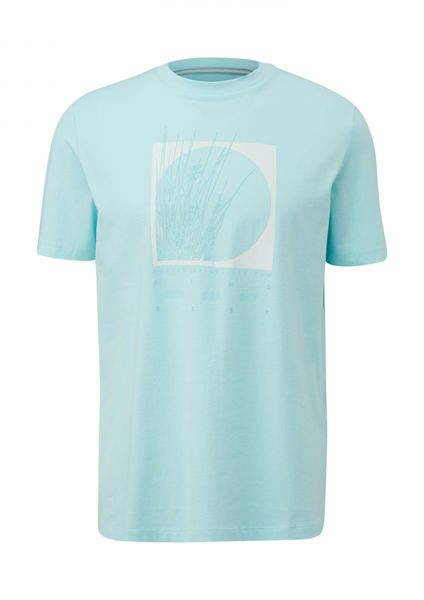 s.Oliver Red Label T-Shirt mit Artwork - blau (60D1)