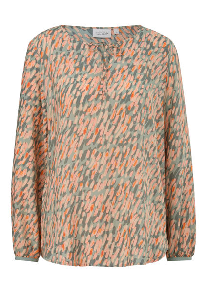 comma Blouse - pink/orange/green (78A1)
