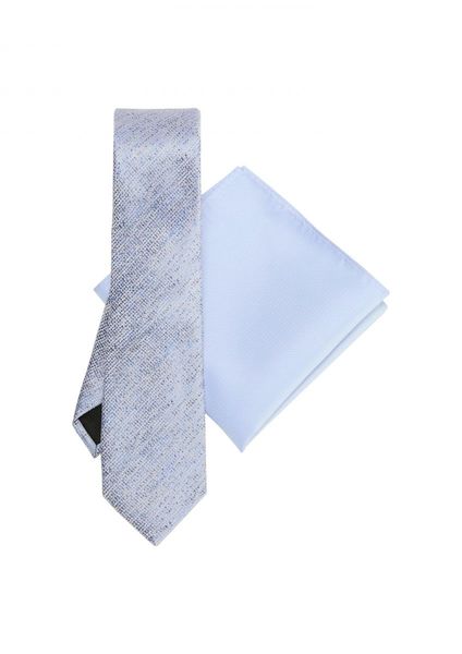 s.Oliver Black Label Accessoires-Box mit Krawatte und Tuch  - blau (53W4)