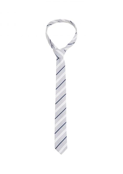 s.Oliver Black Label Tie in striped pattern  - gray (91G2)
