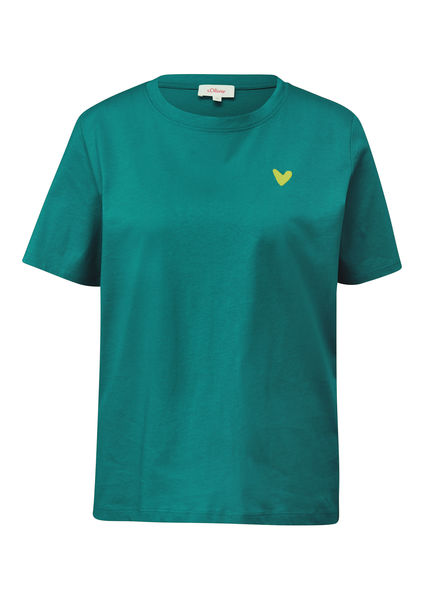 s.Oliver Red Label T-shirt coupe ample - vert (66D0)